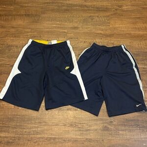 Nike Kids Navy, White, Yellow Sports Shorts Bundle